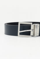 ARMANI EXCHANGE Cintura double face nera e blu da uomo 951000CC512 43020 ARMANI EXCHANGE 