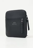ARMANI EXCHANGE Borsello nero da uomo in ecopelle con logo frontale 952391CC830 00020 ARMANI EXCHANGE 