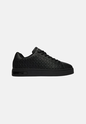 ARMANI EXCHANGE Sneakers nere da uomo con motivo geometrico goffrato XM000140AF11916 MZ715 ARMANI EXCHANGE 