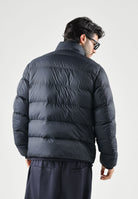 ARMANI EXCHANGE Piumino blu da uomo con collo alto e chiusura frontale con zip integrale XM001575AF16927 UB101 ARMANI EXCHANGE 