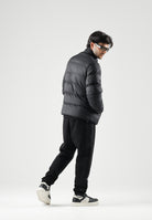 ARMANI EXCHANGE Piumino nero da uomo con collo alto e chiusura frontale con zip integrale XM001575AF16927 UC001 ARMANI EXCHANGE 