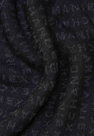 ARMANI EXCHANGE Pashmina nera per uomo e donna caratterizzata da una trama jacquard con logo XM001714AF17470 FC022 ARMANI EXCHANGE 
