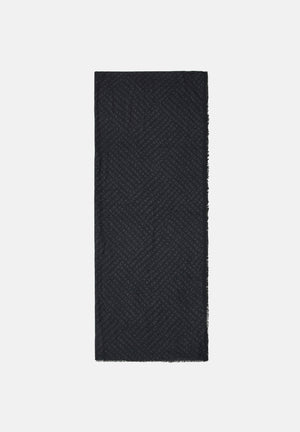 ARMANI EXCHANGE Pashmina nera per uomo e donna caratterizzata da una trama jacquard con logo XM001714AF17470 FC022 ARMANI EXCHANGE 