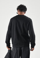ARMANI EXCHANGE Felpa girocollo nera da uomo con maxi logo A|X 1991 in rilievo sul petto XM002801AF20934 UC001 ARMANI EXCHANGE 