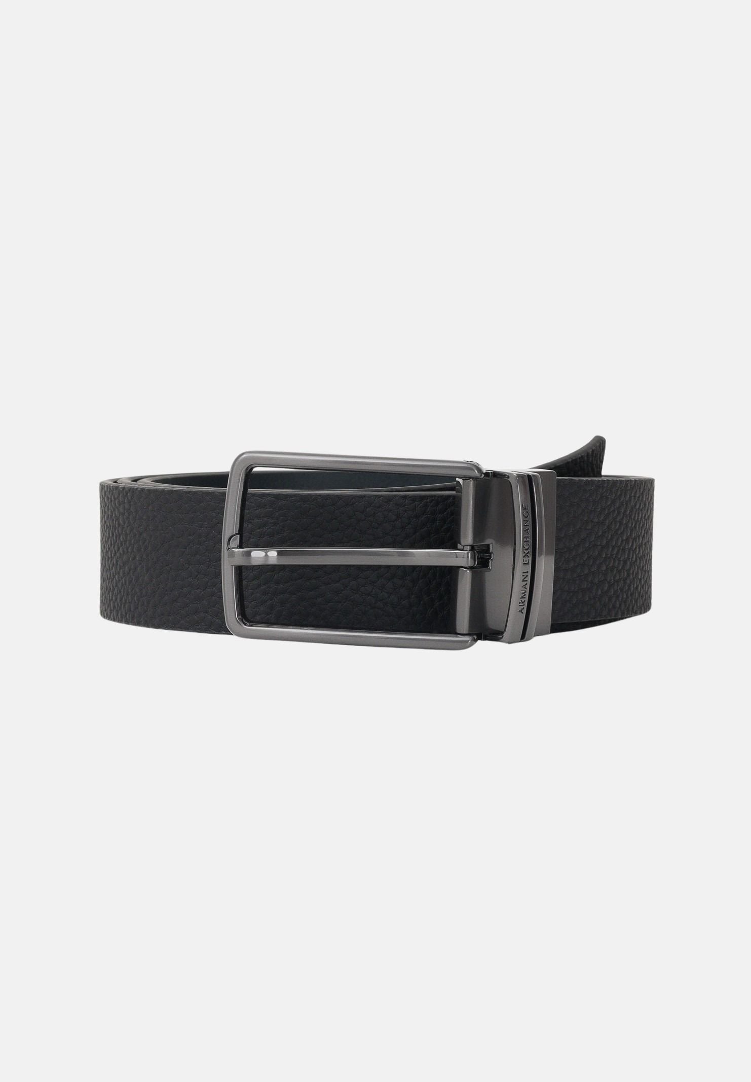 ARMANI EXCHANGE Cintura reversibile blu e nera da uomo XM002836AF24982 MC038 ARMANI EXCHANGE 