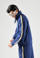 ARMANI EXCHANGE Felpa-cardigan con zip depths-blu  per uomo con mini logo laterale XM002892AF19936 UB095 ARMANI EXCHANGE 