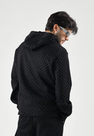 ARMANI EXCHANGE Felpa con cappuccio black per uomo con coulisse e tasca a marsupio centrale. XM002903AF10818 UC001 ARMANI EXCHANGE 