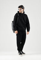 ARMANI EXCHANGE Pantaloni JOGGER neri per uomo con elastico in vita e polsini alle caviglie. XM002904AF10818 UC001 ARMANI EXCHANGE 