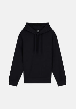 ARMANI EXCHANGE Felpa con cappuccio black per uomo con coulisse e tasca frontale a marsupio. XM002906AF21862 UC001 ARMANI EXCHANGE 