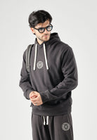 ARMANI EXCHANGE Felpa con cappuccio licorice-marrone scuro per uomo coulisse bicolore. XM002912AF26047 U8128 ARMANI EXCHANGE 
