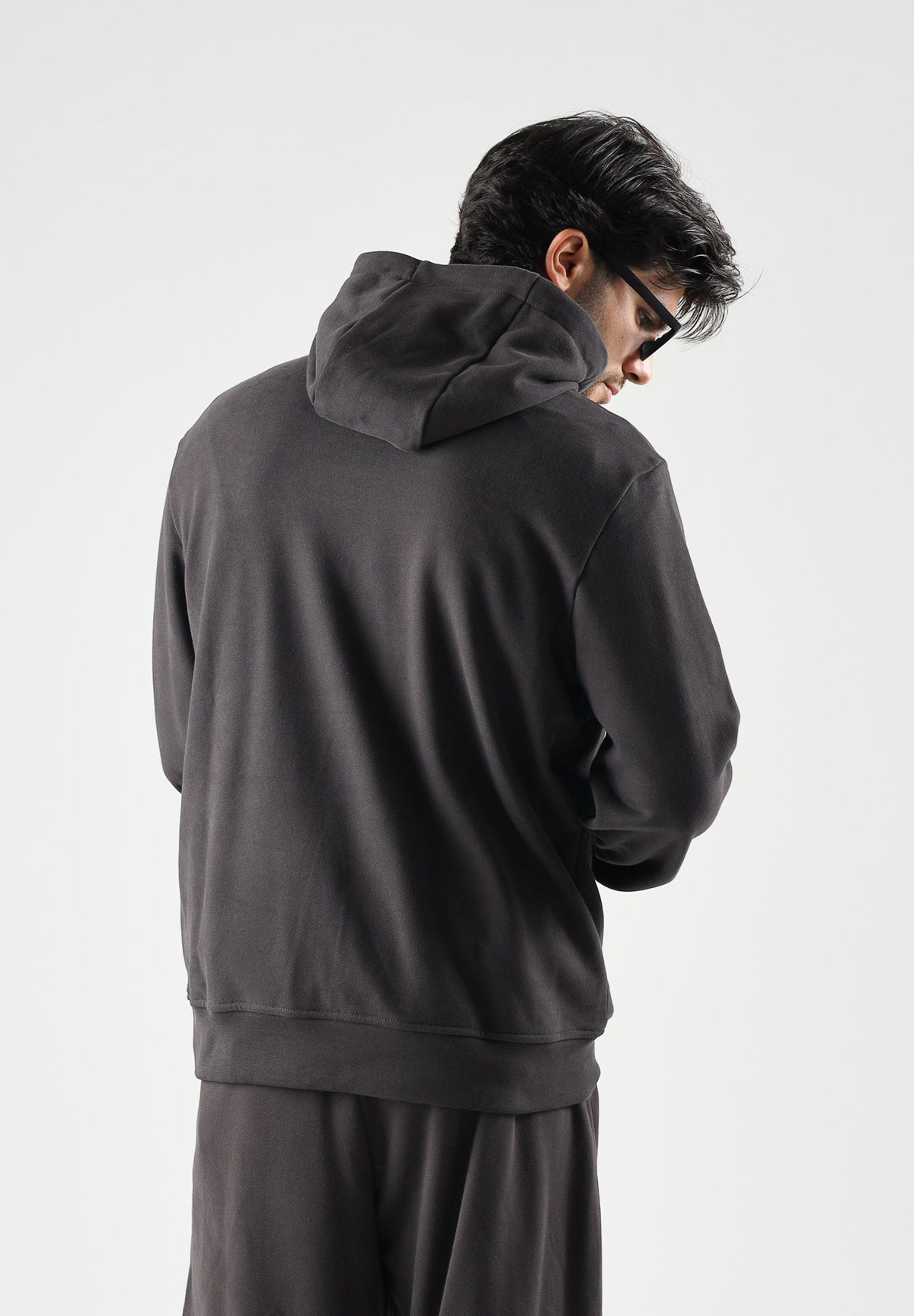 ARMANI EXCHANGE Felpa con cappuccio licorice-marrone scuro per uomo coulisse bicolore. XM002912AF26047 U8128 ARMANI EXCHANGE 