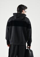ARMANI EXCHANGE Felpa con zip  nera da uomo con cappuccio regolabile XM002923AF19936 UC001 ARMANI EXCHANGE 