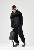 ARMANI EXCHANGE Felpa con zip  nera da uomo con cappuccio regolabile XM002923AF19936 UC001 ARMANI EXCHANGE 