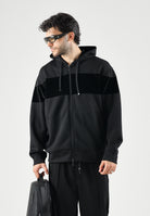 ARMANI EXCHANGE Felpa con zip  nera da uomo con cappuccio regolabile XM002923AF19936 UC001 ARMANI EXCHANGE 