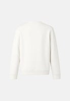 ARMANI EXCHANGE Felpa girocollo bianca per uomo con patch logo sul petto e finiture a costine. XM002929AF16222 U0007 ARMANI EXCHANGE 