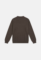 ARMANI EXCHANGE Maglia girocollo marrone per uomo con maxi scritta logo sul davanti. XM002994AF12930 U6125 ARMANI EXCHANGE 