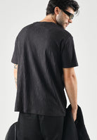 ARMANI EXCHANGE T-shirt basic nera per uomo con girocollo e maniche corte. XM003073AF10337 UC001 ARMANI EXCHANGE 