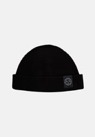 ARMANI EXCHANGE Berretto di lana nero per uomo e donna con risvolto e patch con logo applicato XM003124AF10348 UC001 ARMANI EXCHANGE 
