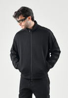 ARMANI EXCHANGE Felpa con zip nera da uomo con collo alto in tinta unita XM003144AF13047 UC001 ARMANI EXCHANGE 