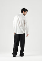 ARMANI EXCHANGE Camicia off white-bianca per uomo con colletto rigido e chiusura frontale con bottoni. XM003244AF13131 U0009 ARMANI EXCHANGE 