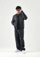 ARMANI EXCHANGE Piumino nero per uomo con trapuntatura allover e motivo monogram XM003310AF28563 FC340 ARMANI EXCHANGE 