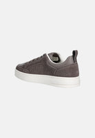 ARMANI EXCHANGE Sneakers grigio per uomo con profilo basso e tomaia decorata da logo goffrato XM003388AF27475 U6125 ARMANI EXCHANGE 