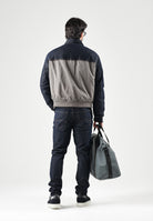ARMANI EXCHANGE Giubbotto di jeans  falcon-marrone per uomo con colletto classico e tasche frontali applicate. XM003401AF27108 M6440 ARMANI EXCHANGE 