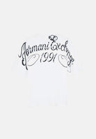 ARMANI EXCHANGE T-shirt maniche corte bianca per uomo con piccolo logo applicato sul petto XM003559AF10358 U0009 ARMANI EXCHANGE 