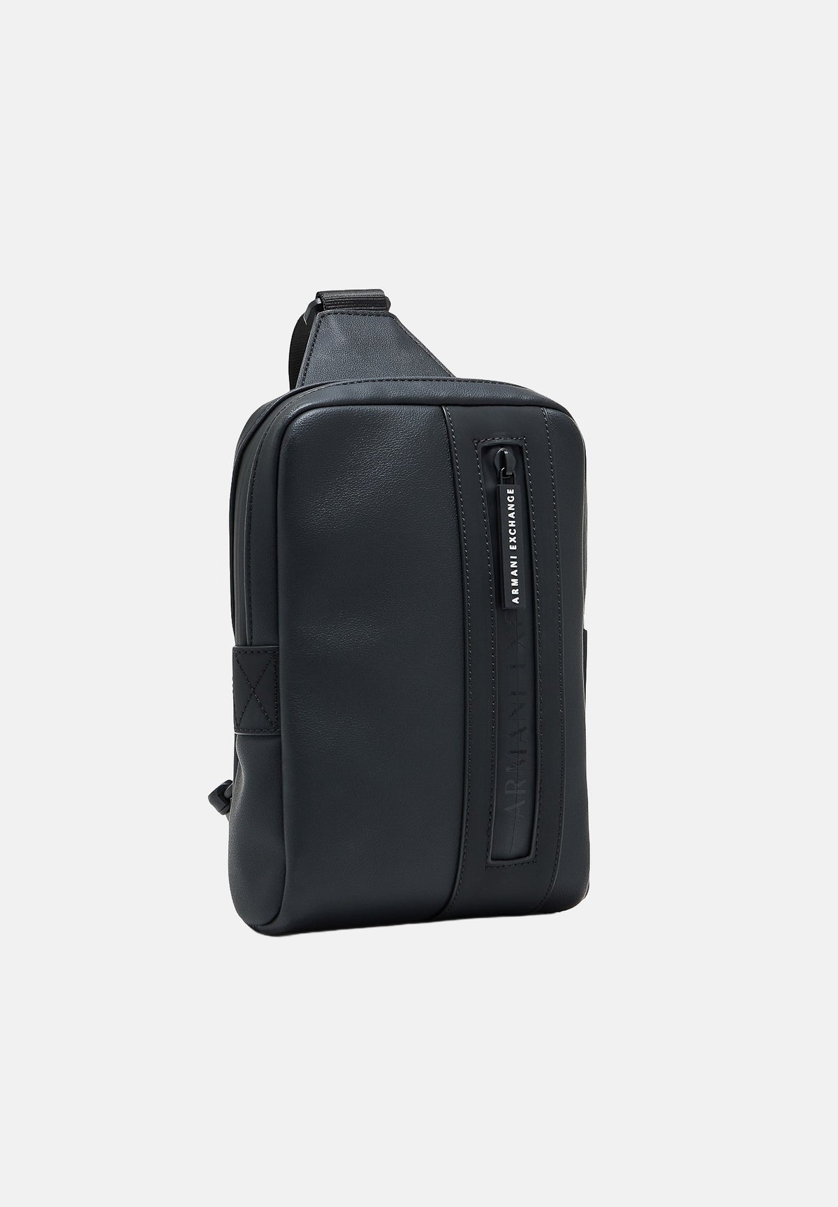 ARMANI EXCHANGE Marsupio monospalla nero da uomo con tasca frontale e zip verticale. XM003588AF26679 MC043 ARMANI EXCHANGE 