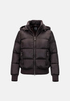 ARMANI EXCHANGE Piumino marrone da donna con cappuccio imbottito e chiusura frontale con zip. XW000228AF12286 U6032 ARMANI EXCHANGE 
