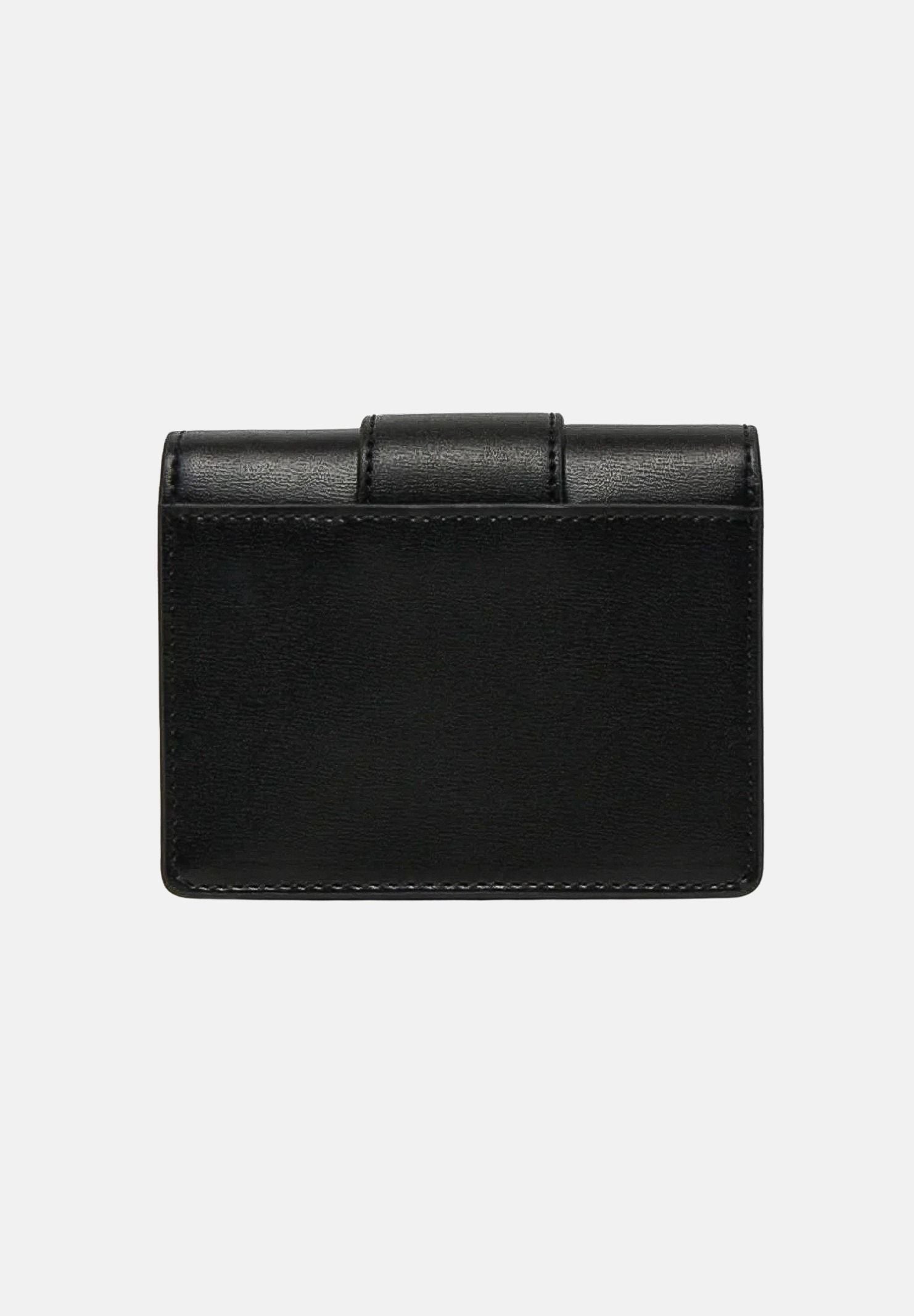 ARMANI EXCHANGE Portafoglio JODIE WALLET Black da donna con placca logo AX in metallo. XW000360AF12039 UC001 ARMANI EXCHANGE 