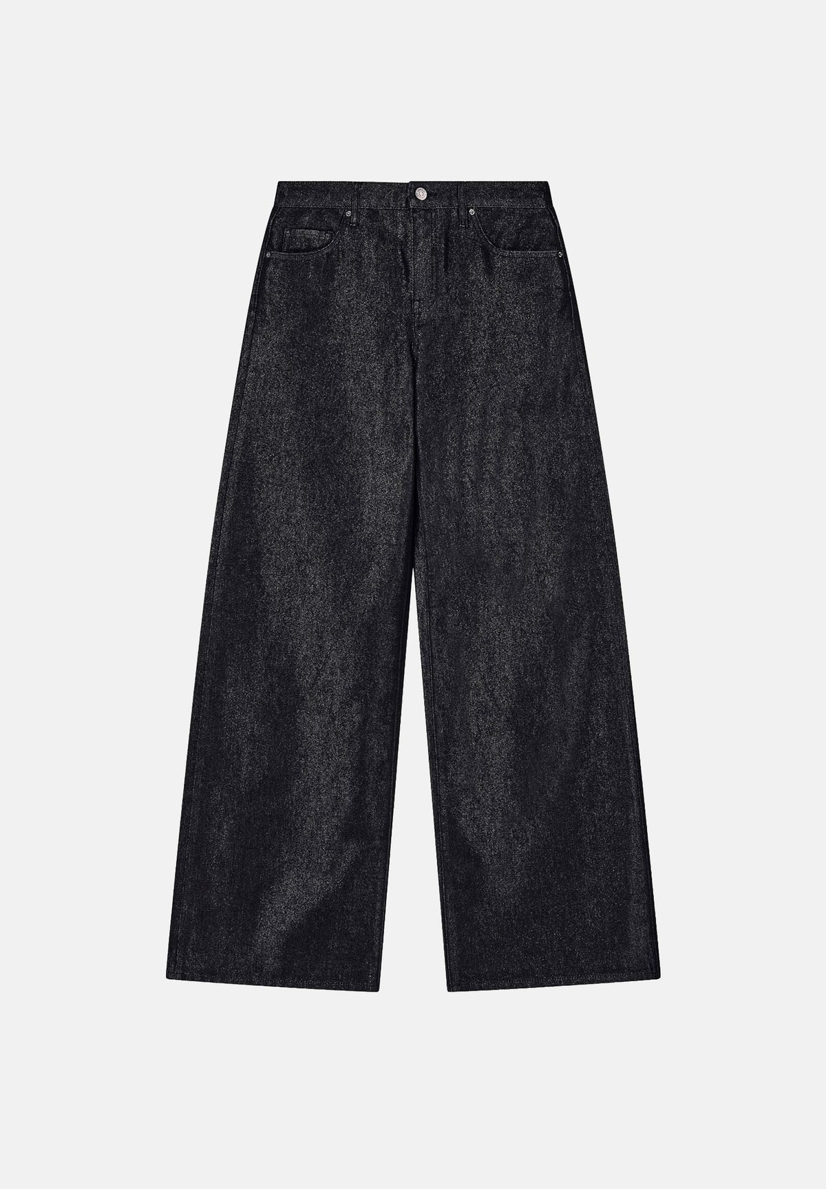 ARMANI EXCHANGE Jeans WIDE LEG  denim-nero per donna con lavaggio scuro e design a cinque tasche. XW001184AF25774 MC002 ARMANI EXCHANGE 
