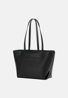 ARMANI EXCHANGE Borsa a spalla nera da donna con manici lunghi a spalla e placca con logo metallico XW001538AF26447 UC001 ARMANI EXCHANGE 