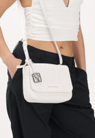 ARMANI EXCHANGE Borsa a tracolla bianca da donna con logo XW001577AF15774 U0011 ARMANI EXCHANGE 