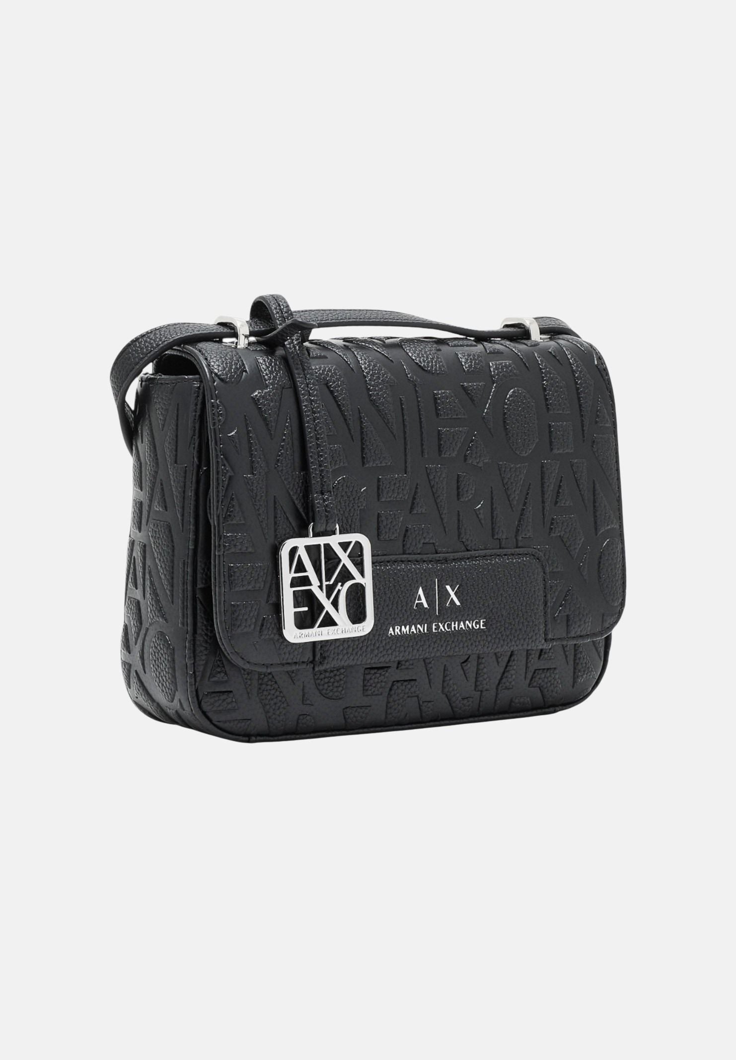ARMANI EXCHANGE Borsa a tracolla nera da donna con logo XW001577AF15774 UC001 ARMANI EXCHANGE 