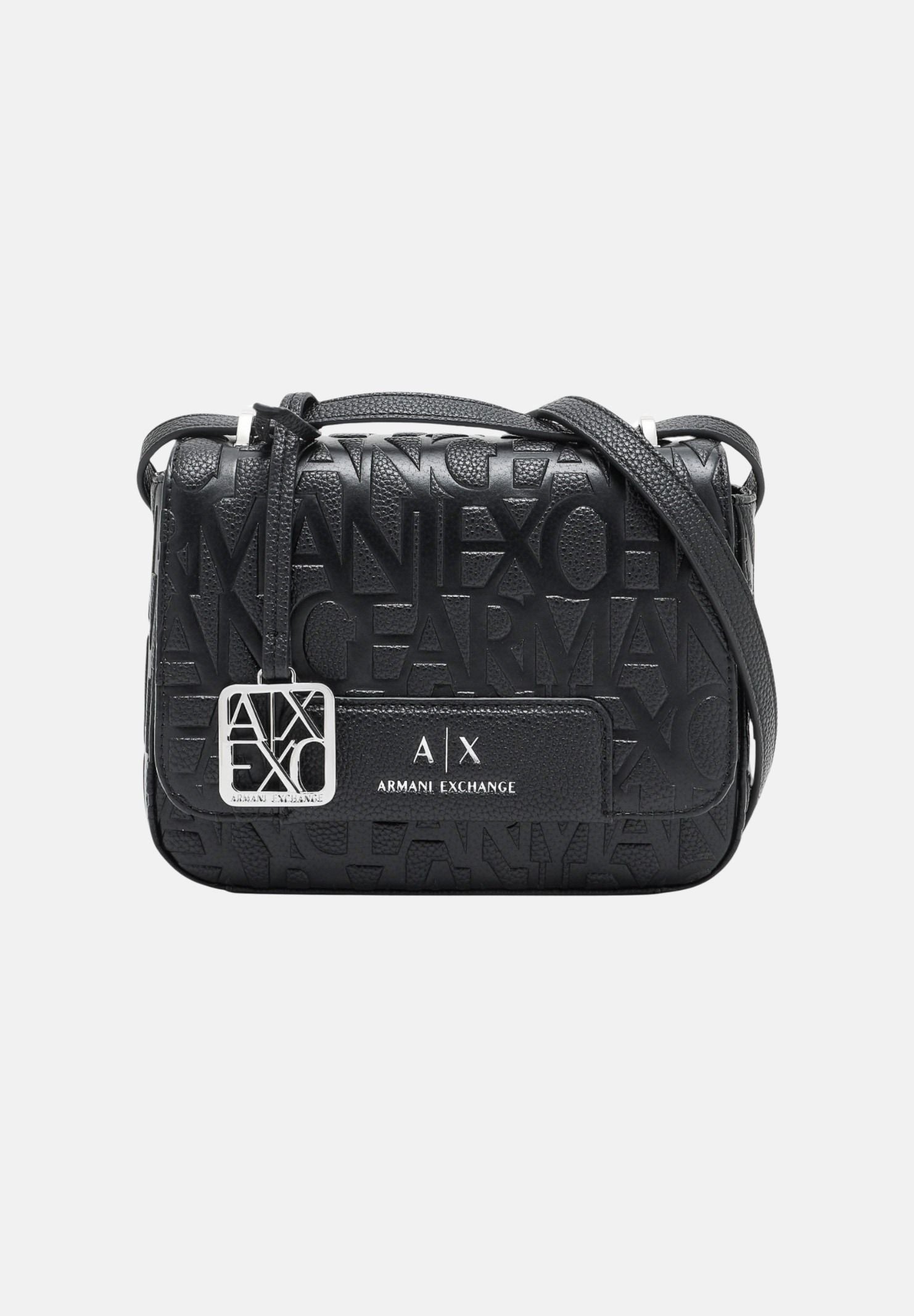 ARMANI EXCHANGE Borsa a tracolla nera da donna con logo XW001577AF15774 UC001 ARMANI EXCHANGE 