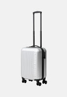 ARMANI EXCHANGE Trolley silver agento da donna con superficie scanalata rigida e ruote multidirezionali XW002233AF30338 M8104 ARMANI EXCHANGE 