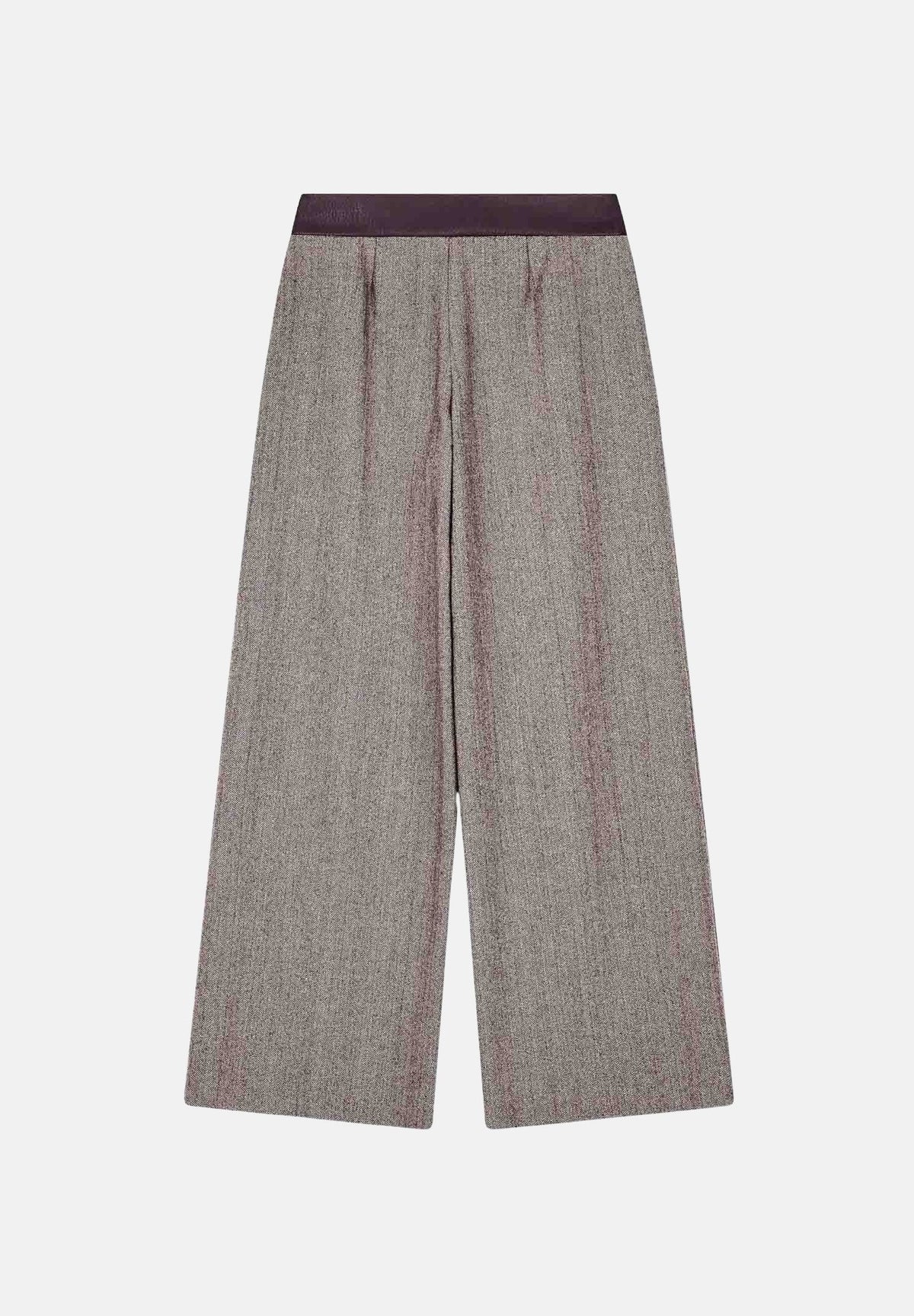 ARMANI EXCHANGE Pantaloni sartoriali antagonist-grigi per donna con pince e vita alta. XW002479AF26078 F6044 ARMANI EXCHANGE 