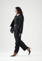 ARMANI EXCHANGE Pantaloni neri per donna con pinces frontali e tasche laterali. XW002507AF16151 UC001 ARMANI EXCHANGE 