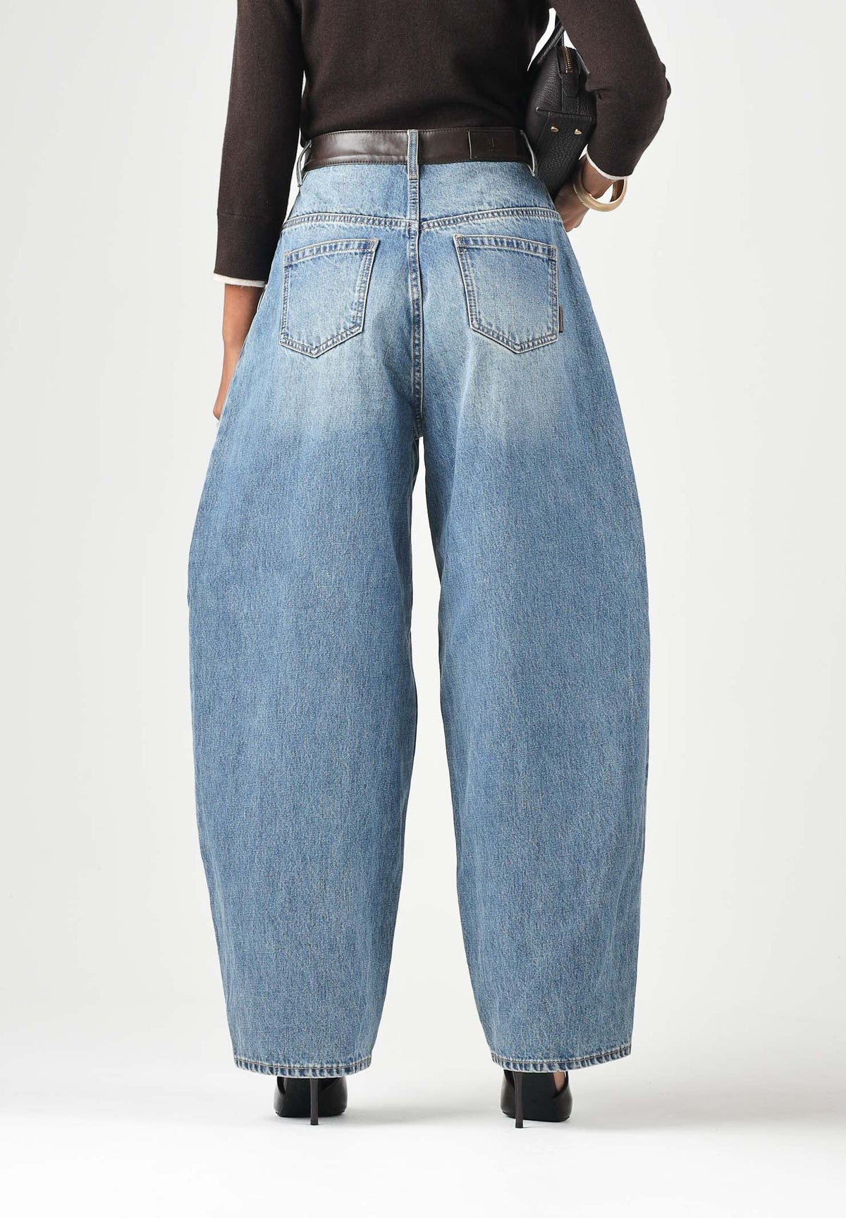 ARMANI EXCHANGE Jeans BALLOON FIT blu denim da donna XW002529AF25766 MB001 ARMANI EXCHANGE 