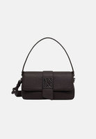 ARMANI EXCHANGE Borsa a spalla antagonist marrone da donna con tracolla regolabile e fibbia con logo geometrico XW002592AF11902 U6032 ARMANI EXCHANGE 