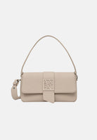 ARMANI EXCHANGE Borsa a spalla beige da donna con tracolla regolabile e fibbia con logo geometrico XW002592AF11902 U6208 ARMANI EXCHANGE 