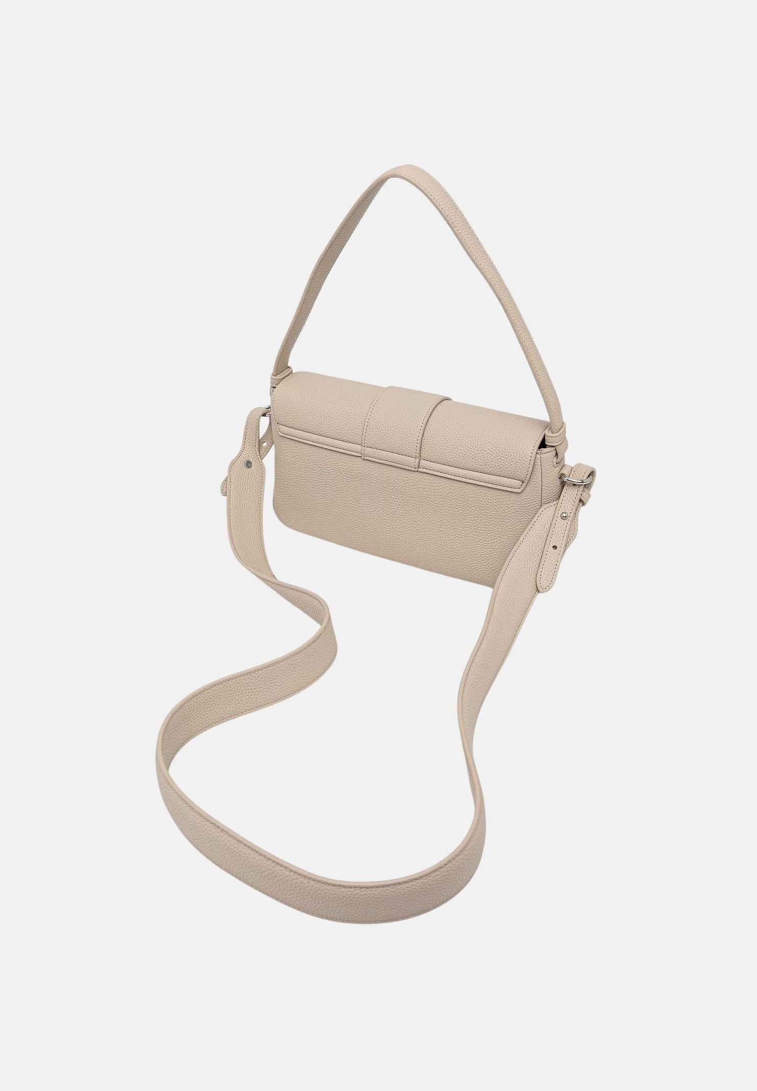 ARMANI EXCHANGE Borsa a spalla beige da donna con tracolla regolabile e fibbia con logo geometrico XW002592AF11902 U6208 ARMANI EXCHANGE 