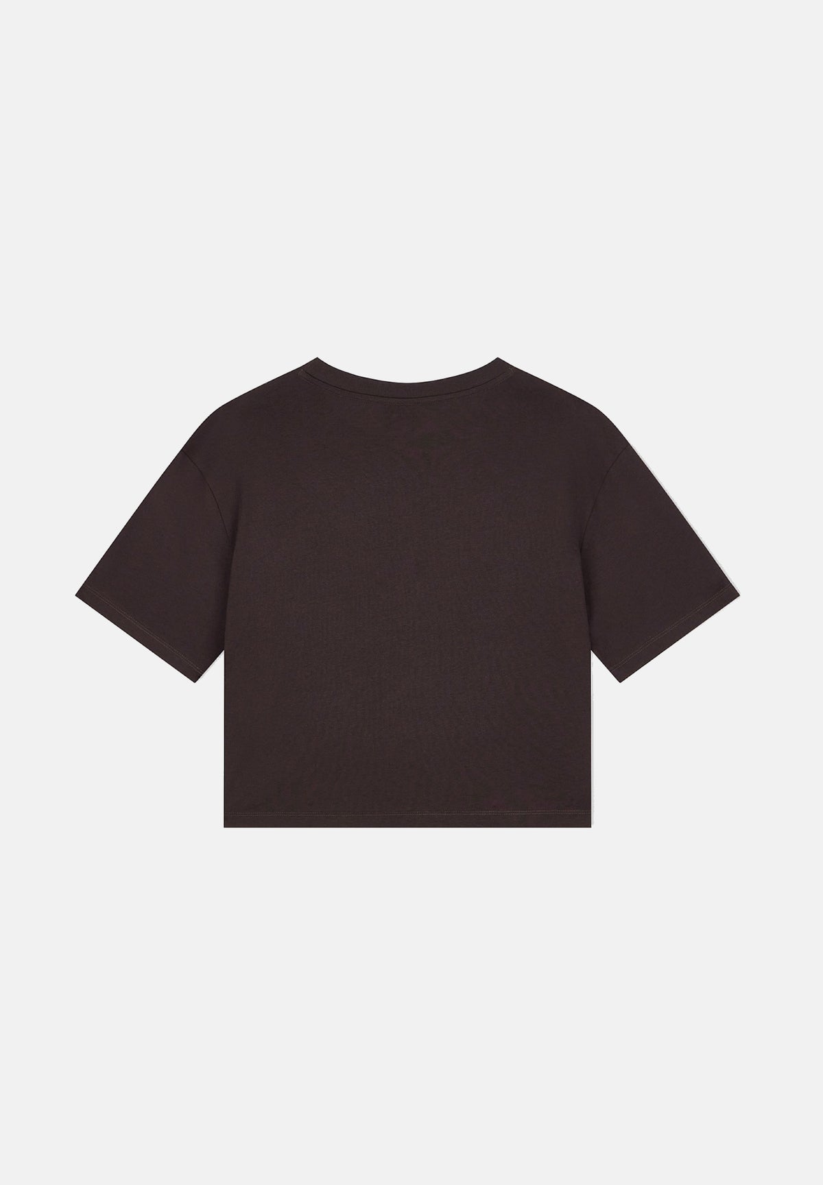 ARMANI EXCHANGE T-shirt manica corta antagonist-marrone per donna con girocollo e stampa grafica sfumata sul fondo. XW002779AF10356 U6032 ARMANI EXCHANGE 