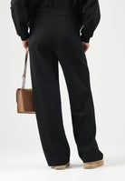 ARMANI EXCHANGE Pantaloni  WIDE LEG black per donna con vita elasticizzata e linea ampia. XW002854AF16111 UC001 ARMANI EXCHANGE 