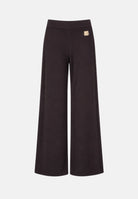 ARMANI EXCHANGE Pantaloni grigio scuro per donna con gamba ampia e placchetta logo in vita. XW002884AF10352 U6032 ARMANI EXCHANGE 