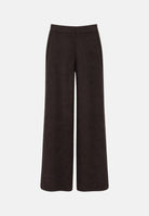 ARMANI EXCHANGE Pantaloni grigio scuro per donna con gamba ampia e placchetta logo in vita. XW002884AF10352 U6032 ARMANI EXCHANGE 