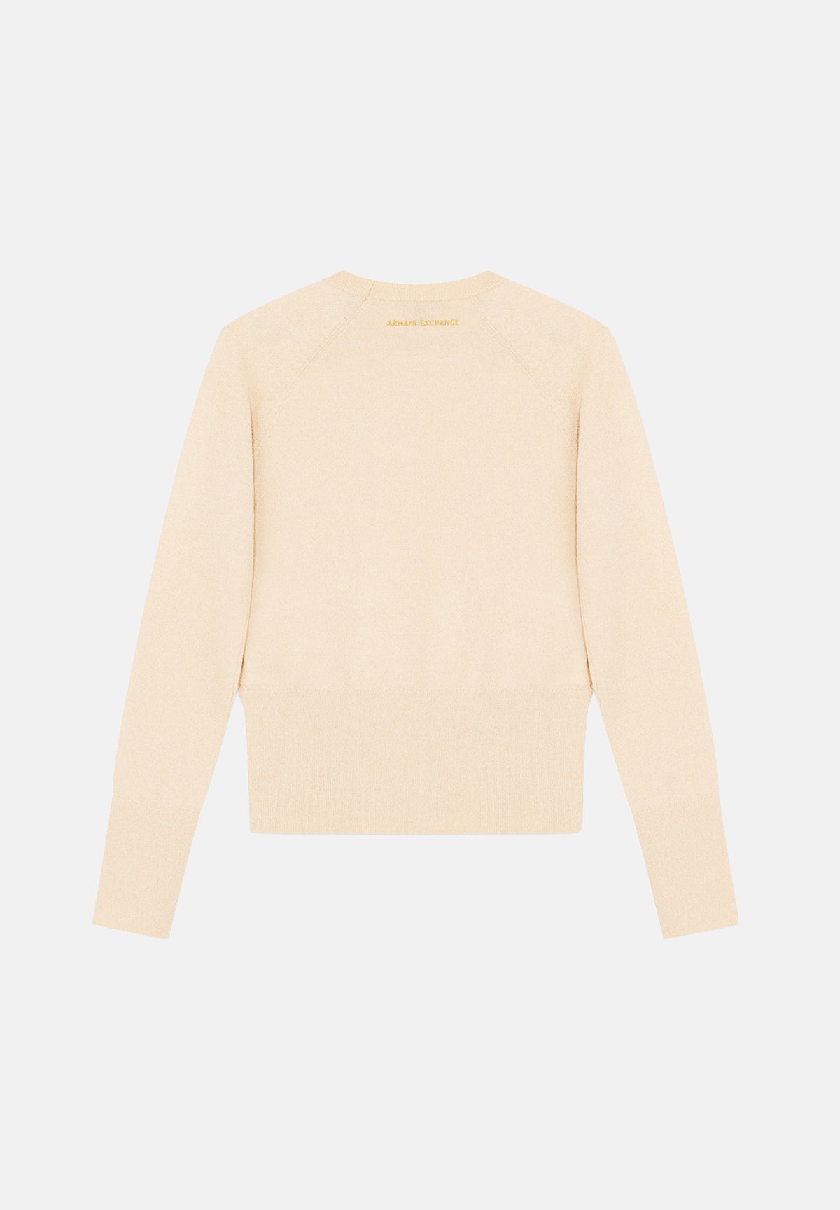 ARMANI EXCHANGE Maglione girocollo LUREX burro per donna con filato luminoso. XW002895AF26001 M2005 ARMANI EXCHANGE 