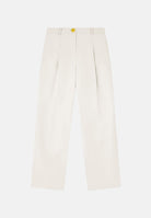 ARMANI EXCHANGE Pantaloni eleganti bianco-beige da donna con pinces in vita e tasche laterali XW002932AF26077 U1039 ARMANI EXCHANGE 