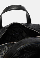 ARMANI EXCHANGE Borsa a mano nera da donna con stampa logo all-over e charm pendente XW002984AF15774 UC001 ARMANI EXCHANGE 